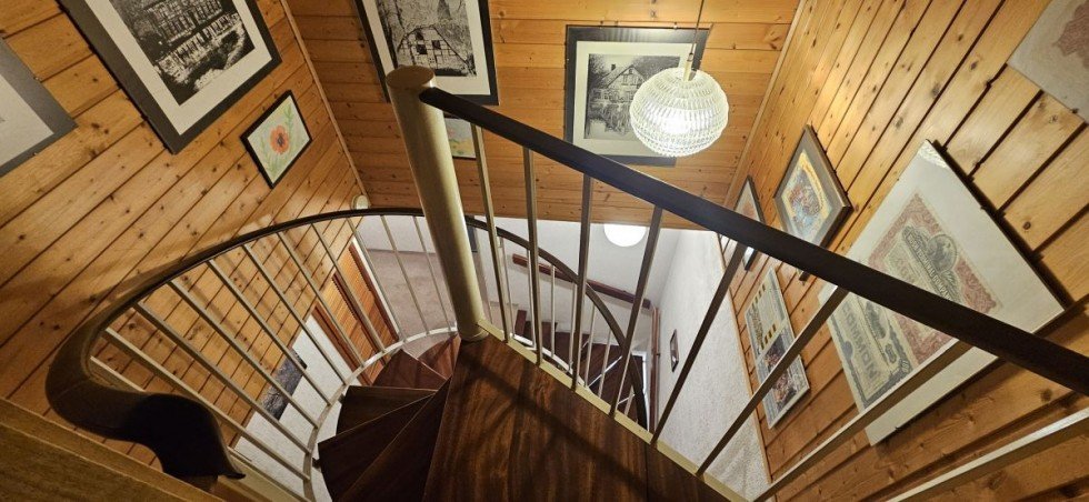 Wendeltreppe Reihenendhaus Sprockh�vel