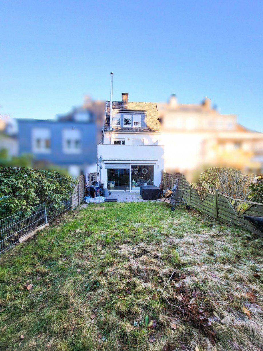 R�ckansicht Haus Essen