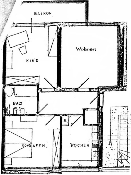 Grundriss Etagenwohnung Wetter
