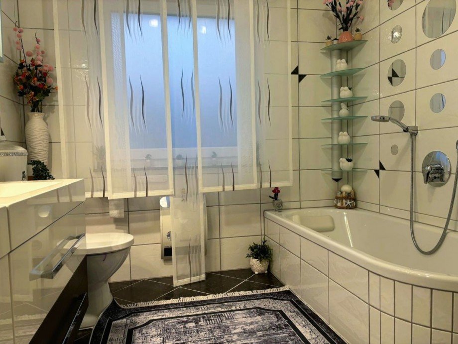 Bad EG Wanne Einfamilienhaus H�velhof
