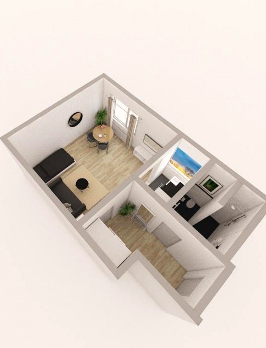 Grundriss Souterrainwohnung Wetter