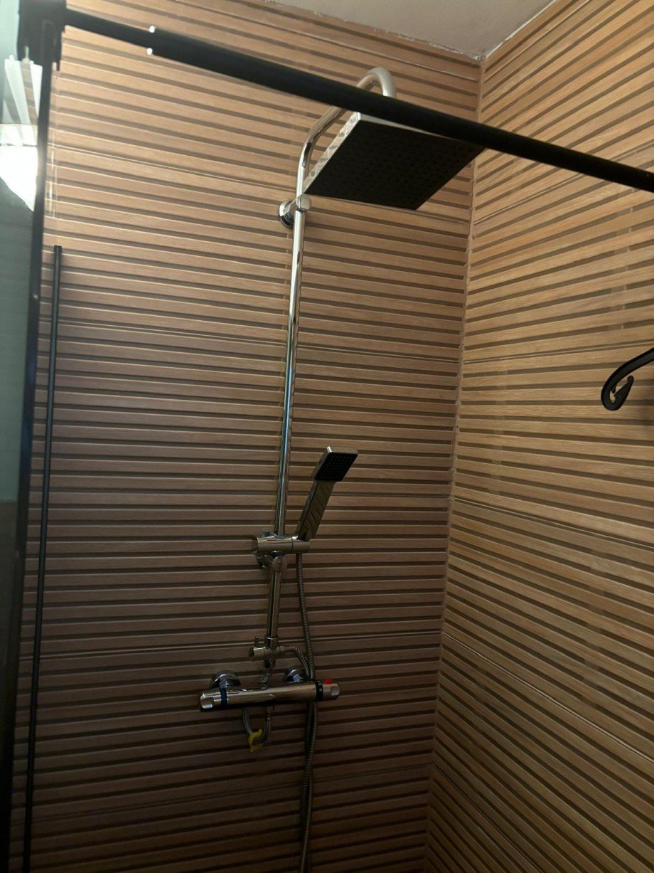 Dusche Terrassenwohnung Wetter