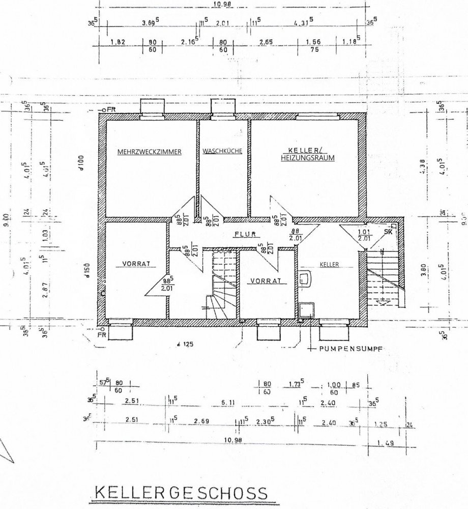 Grundriss KG Einfamilienhaus H�velhof