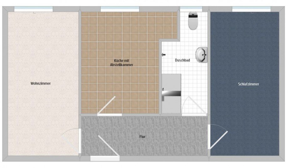 Grundriss Etagenwohnung Bochum