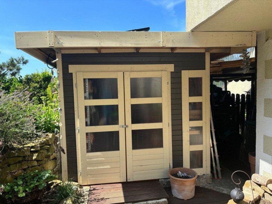 Gartenhaus Terrassenwohnung Wetter