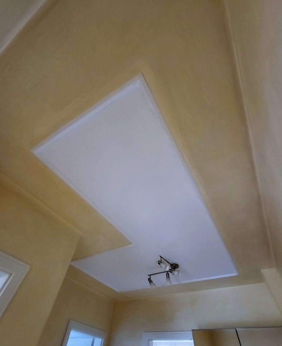 hochwertige Wischtechnik an W�nden & Decken Etagenwohnung Wetter