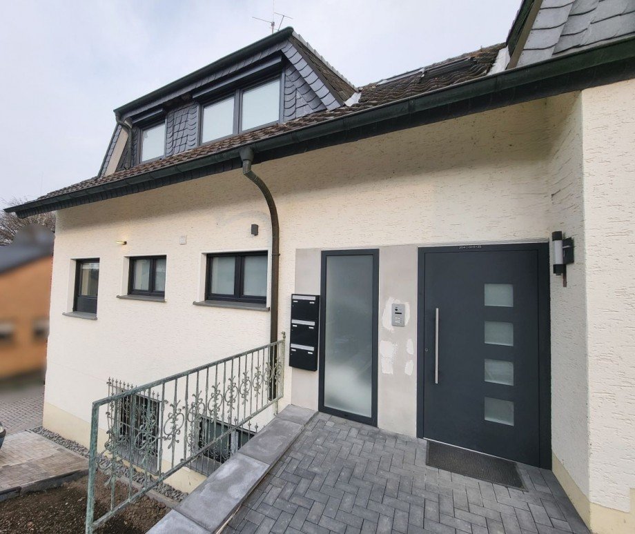 Hauseingang Terrassenwohnung Wetter