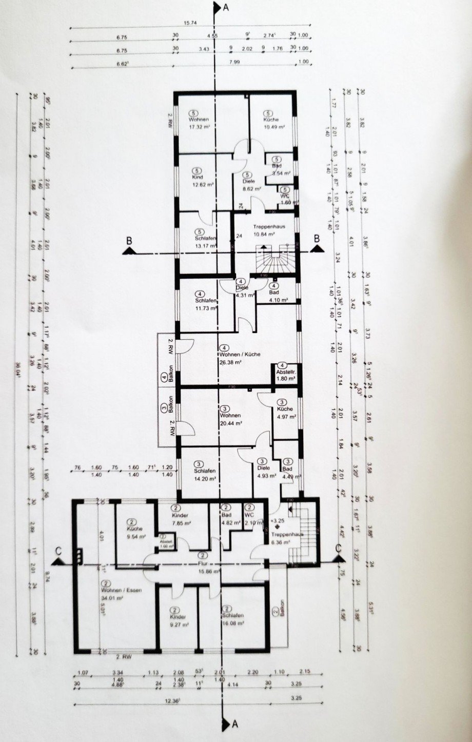 Grundriss 1.OG Haus Remscheid