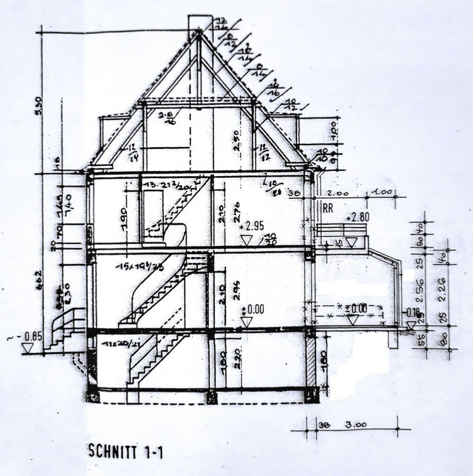 Querschnitt Haus Essen