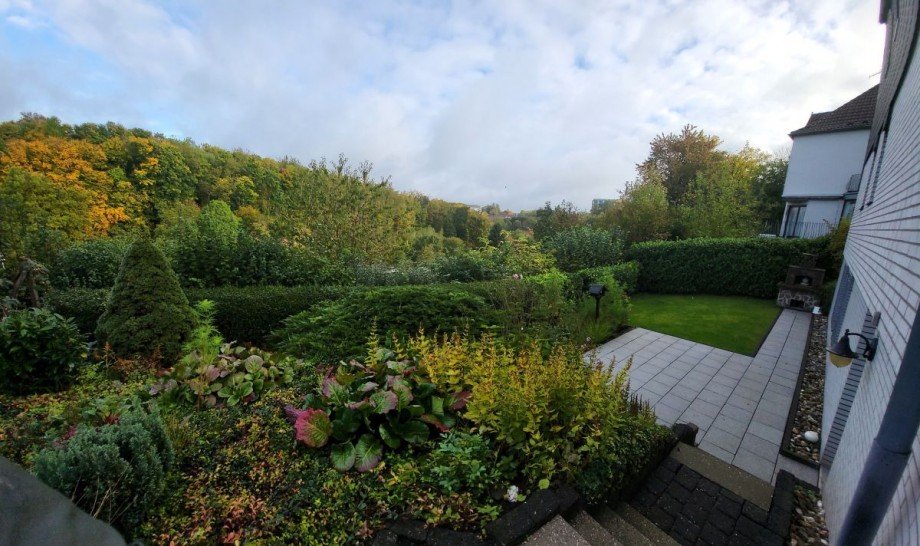 R�ckseite, 2. Terrasse und Garten Haus Wetter