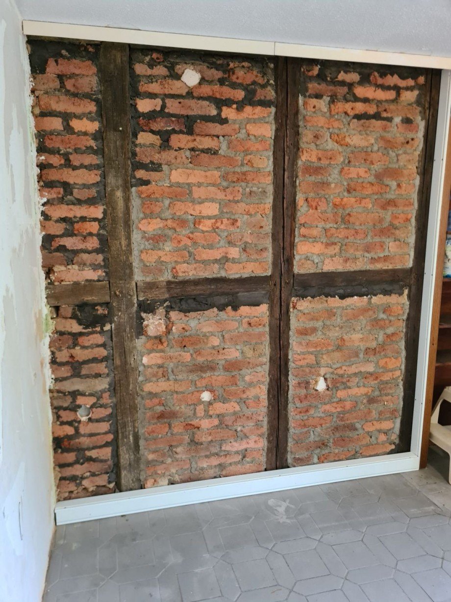 K�che mit historischer R�ckwand Maisonettewohnung Wetter
