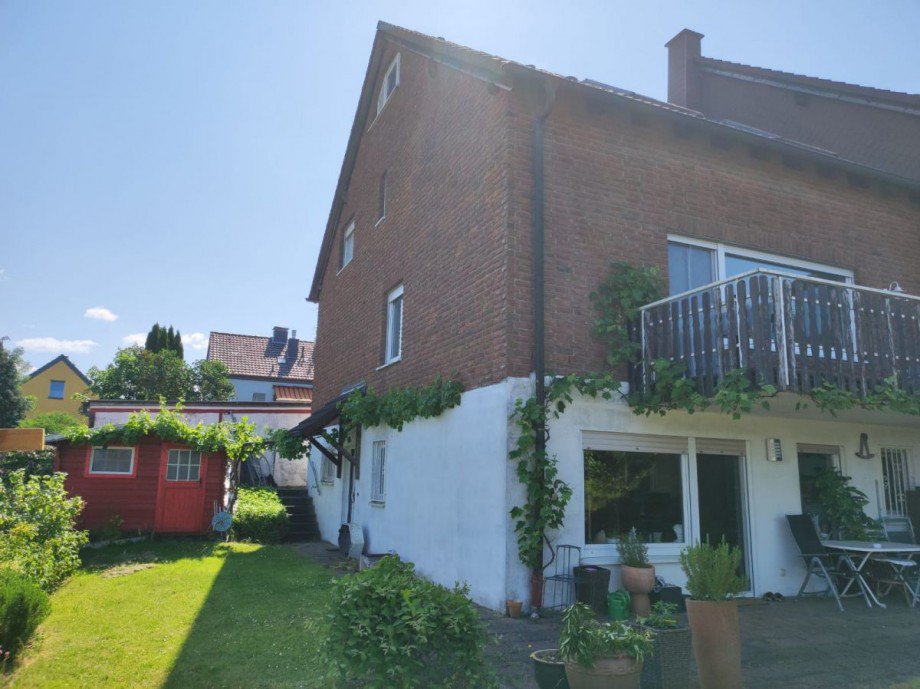 Garten und Terrasse Reihenendhaus Wetter